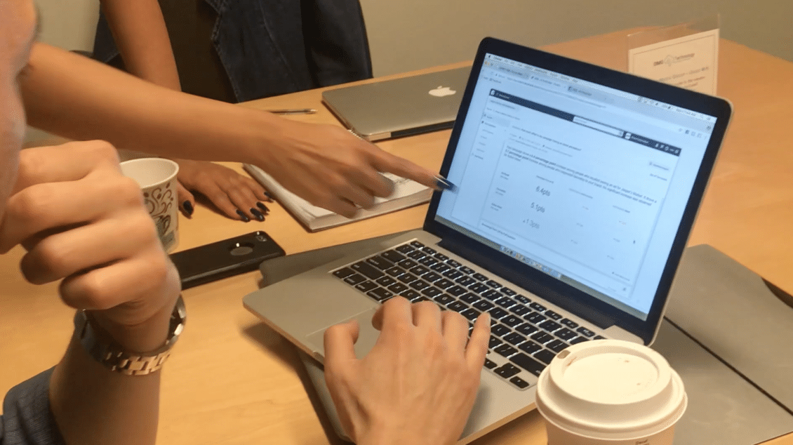 At the research session